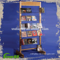 2015 Latest Wood And Acrylic Book Rack Book Display Stand